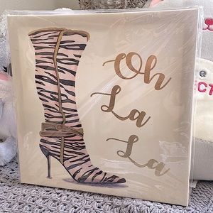 NIP • “Oh La La” • Wall Art Painting 🤎